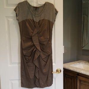 BCBG army green dress